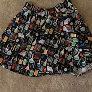 Retrolicious Chemistry Skirt Size M